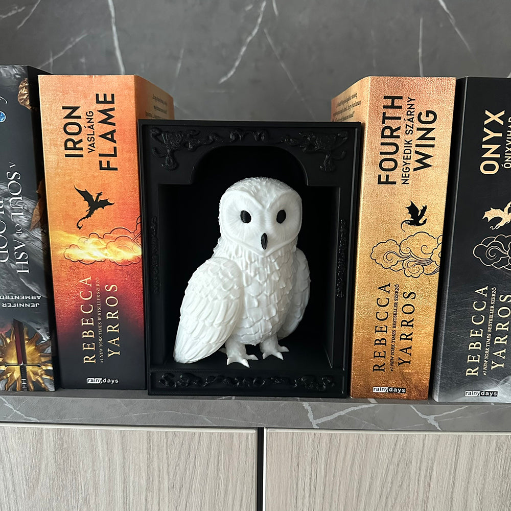 Bagoly Könyvtámasz - Fantasy Dekoráció