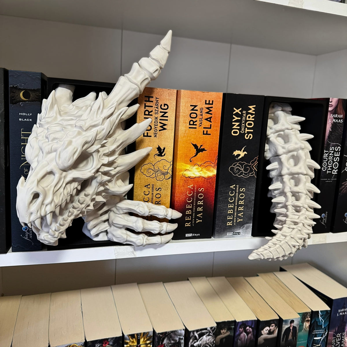 Csontsárkány Könyvtámasz - Fantasy Dekoráció
