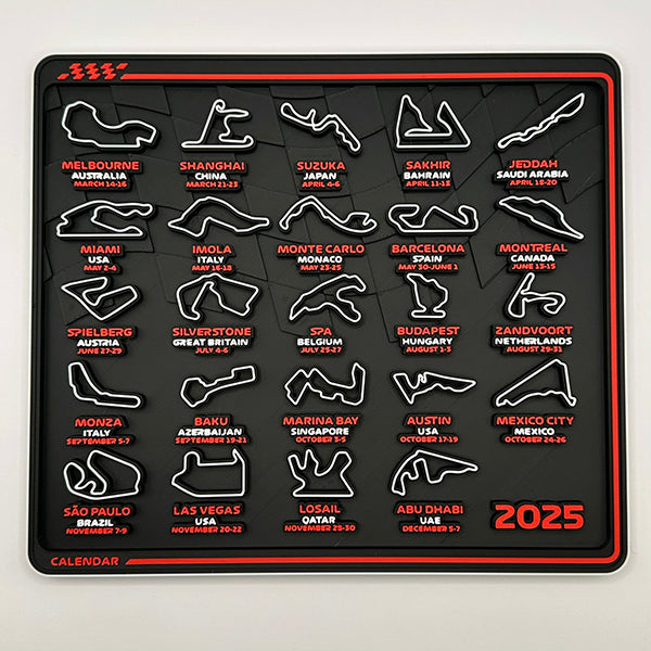 Forma 1 Versenynaptár 2025 - F1 rajongóknak!