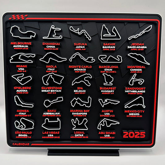 Forma 1 Versenynaptár 2025 - F1 rajongóknak!