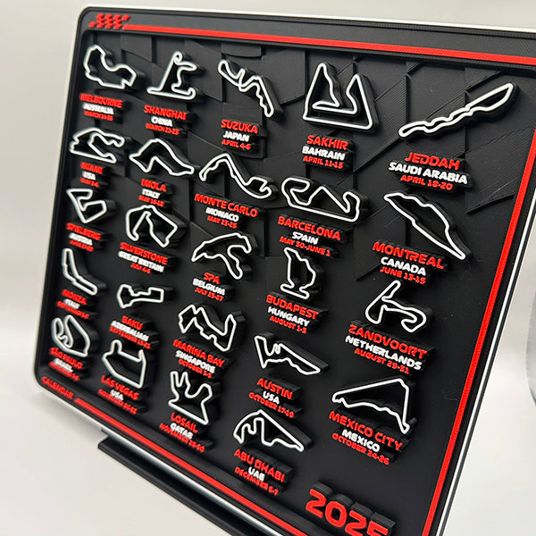 Forma 1 Versenynaptár 2025 - F1 rajongóknak!