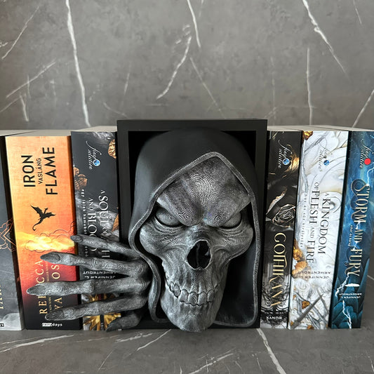 Koponyás Könyvtámasz