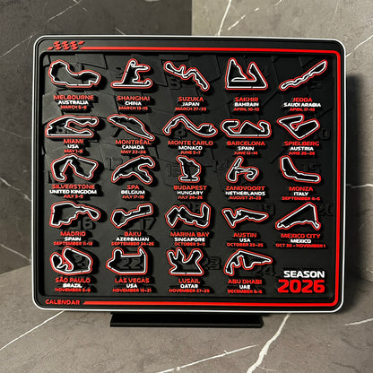 Forma 1 Versenynaptár 2026 - F1 rajongóknak!