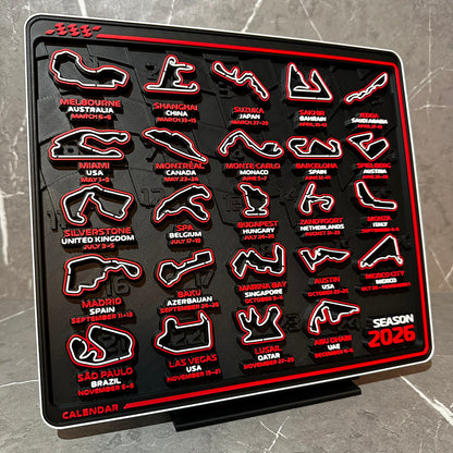 Forma 1 Versenynaptár 2026 - F1 rajongóknak!