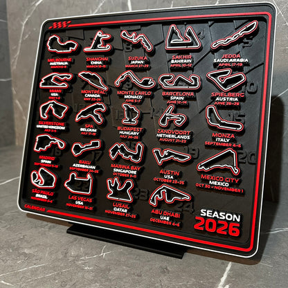 Forma 1 Versenynaptár 2026 - F1 rajongóknak!