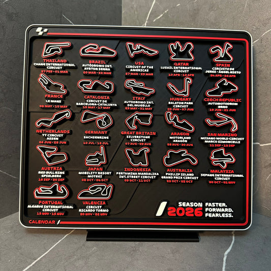 MotoGP Versenynaptár 2026 - GP rajongóknak!