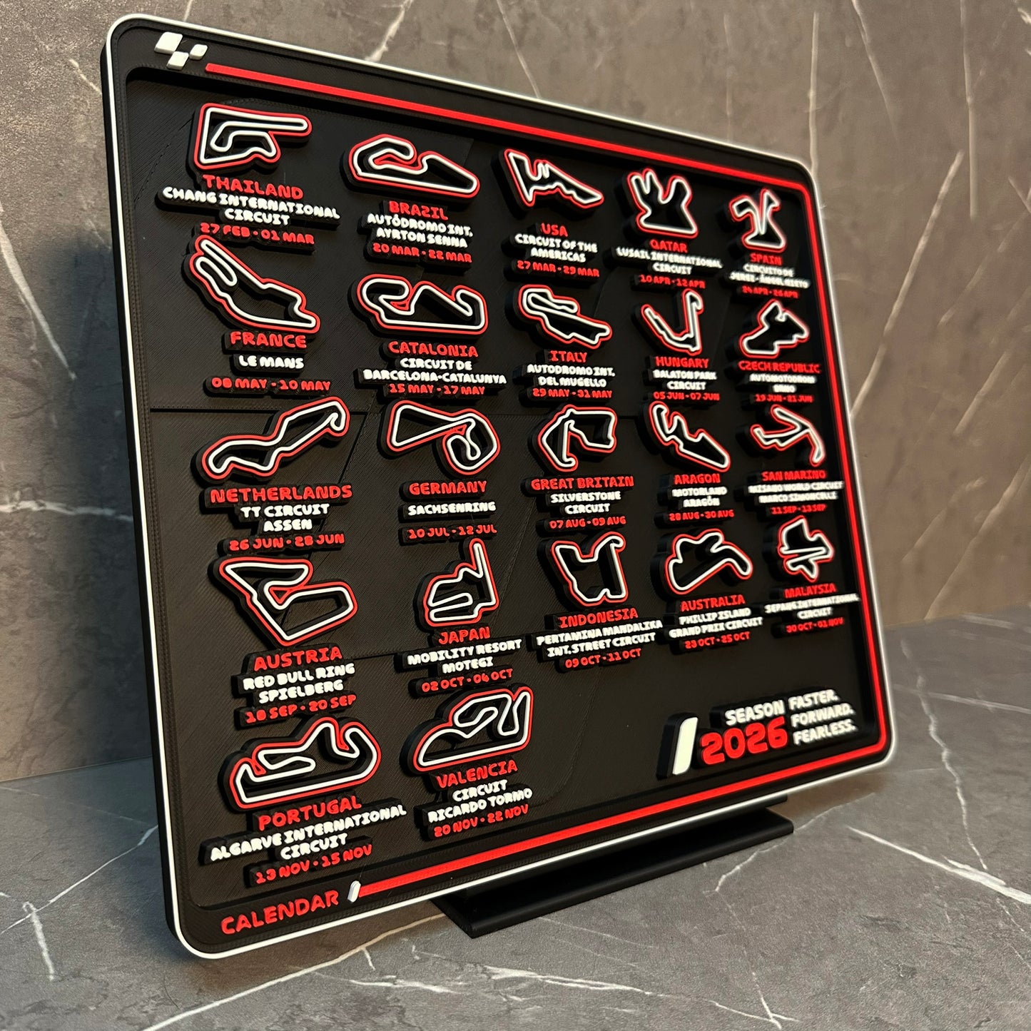 MotoGP Versenynaptár 2026 - GP rajongóknak!