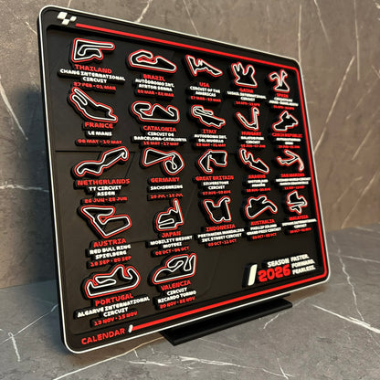 MotoGP Versenynaptár 2026 - GP rajongóknak!