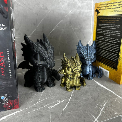 Sárkánycsalád - Fantasy Dekoráció