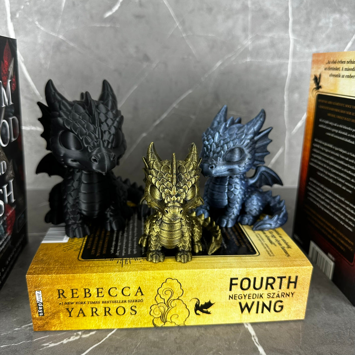 Sárkánycsalád - Fantasy Dekoráció