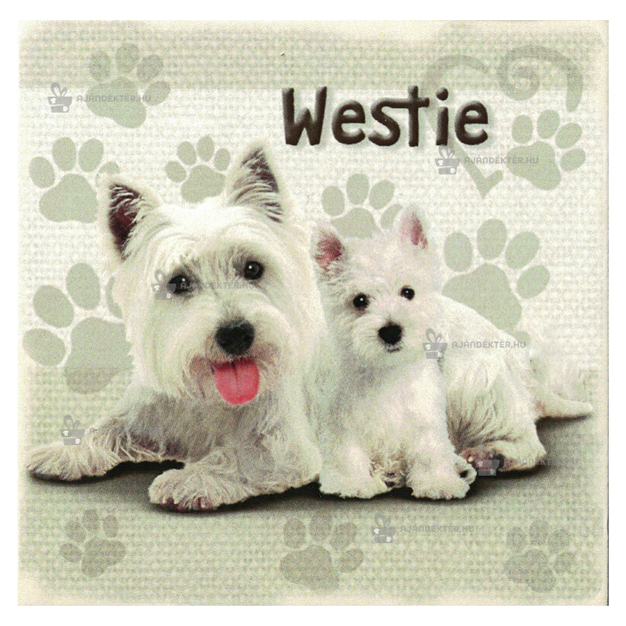 Hűtőmágnes - West highland white terrier